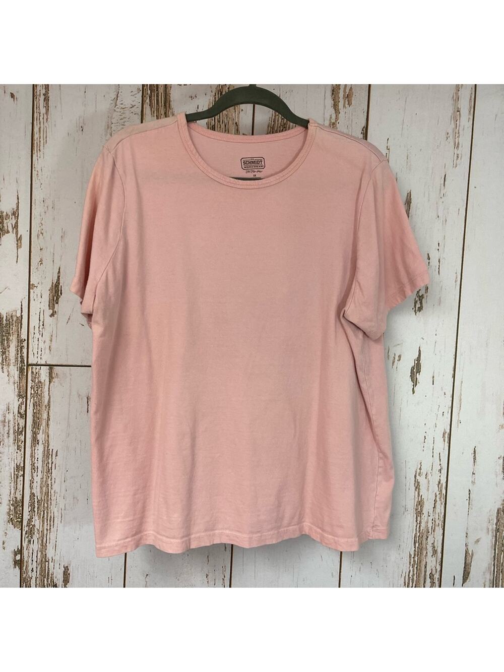 C.E. Schmidt, Pale Pink Work Shirt. Size 1X. In good used condition!